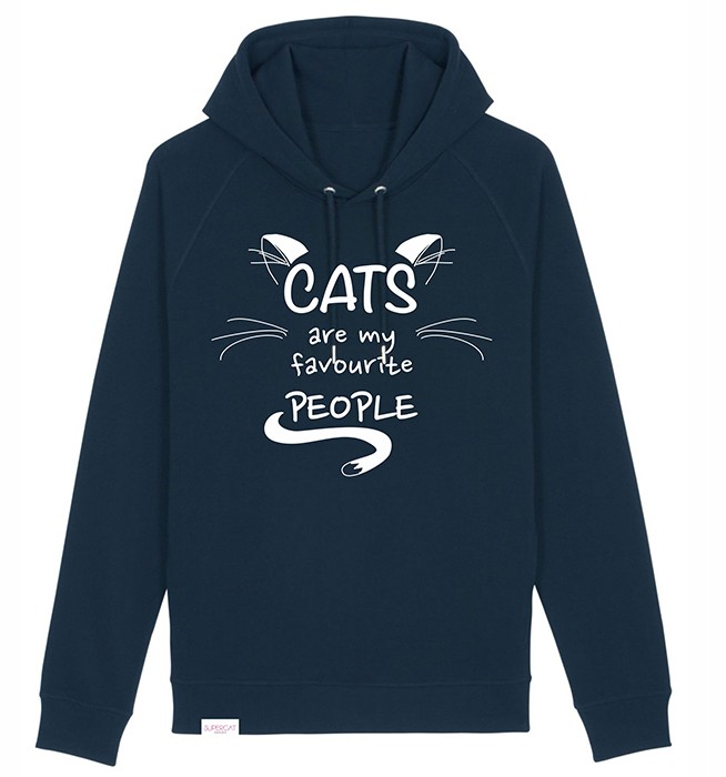 Supercat huvtröja Favourite Mörkblå Extra Large
