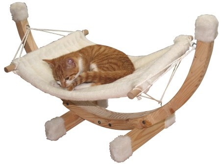 Katthammock vit