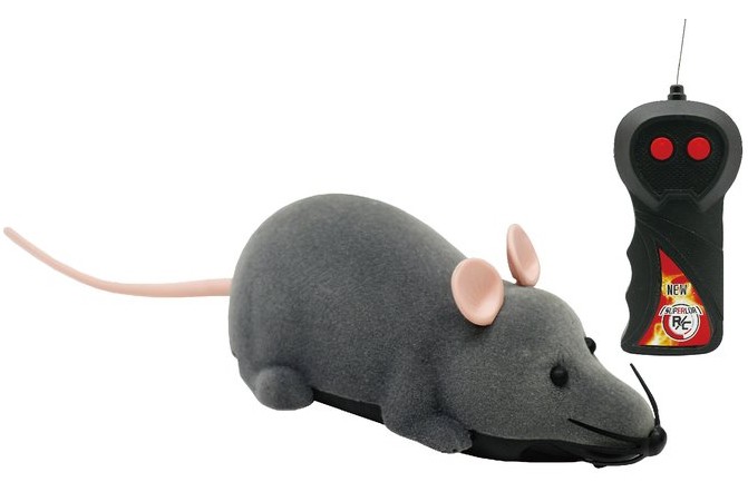 Kattleksak råtta med fjärrkontroll