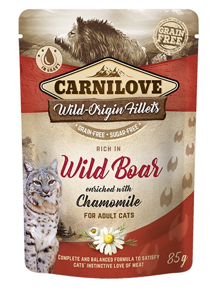 Carnilove Cat Wild Boar with Chamomile 85g