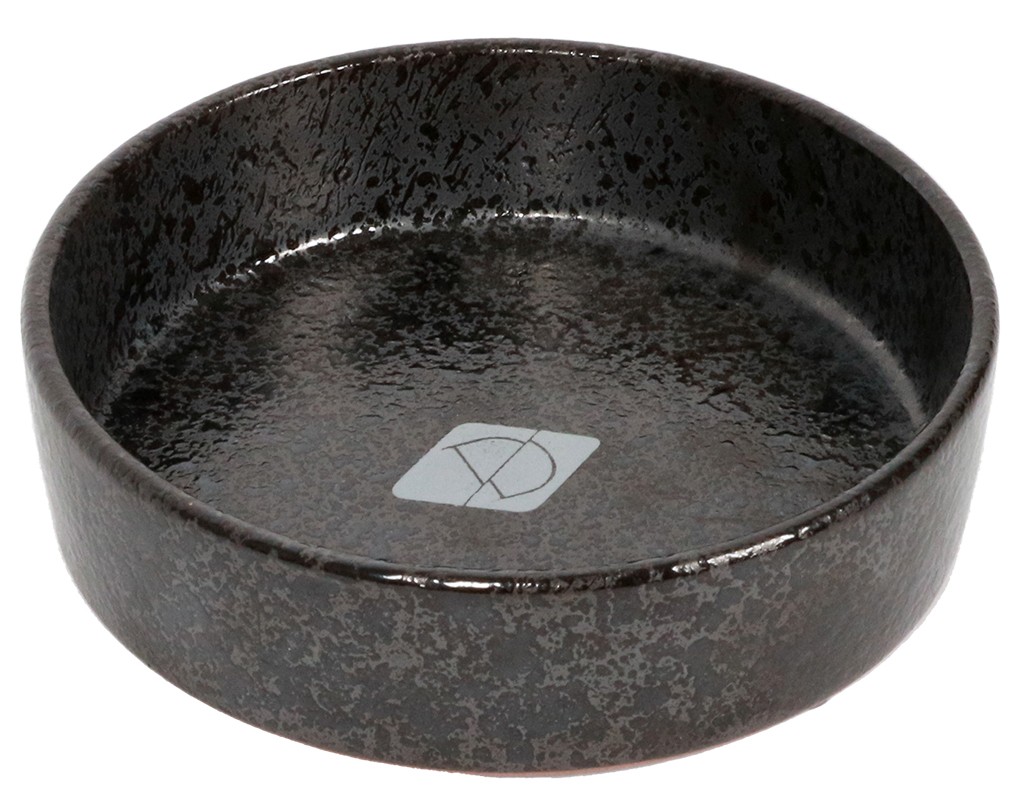 Kattmatskål Black Dots Jasper