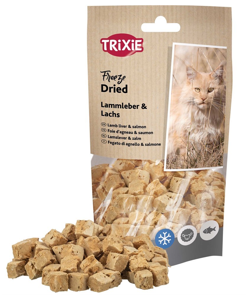 Frystorkat Kattgodis Lammlever & lax - 25 g