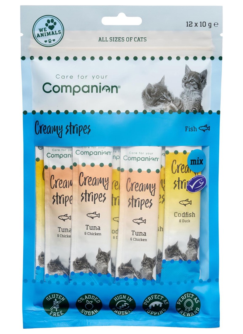 Kattgodis Creamy flytande snacksmix 12st