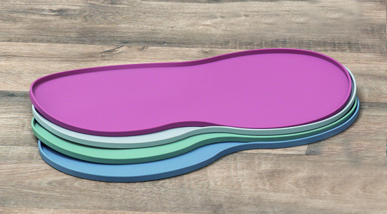 Matskålsunderlägg silikon (flera färger) (Grön)