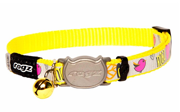 Katthalsband Reflectocat gul