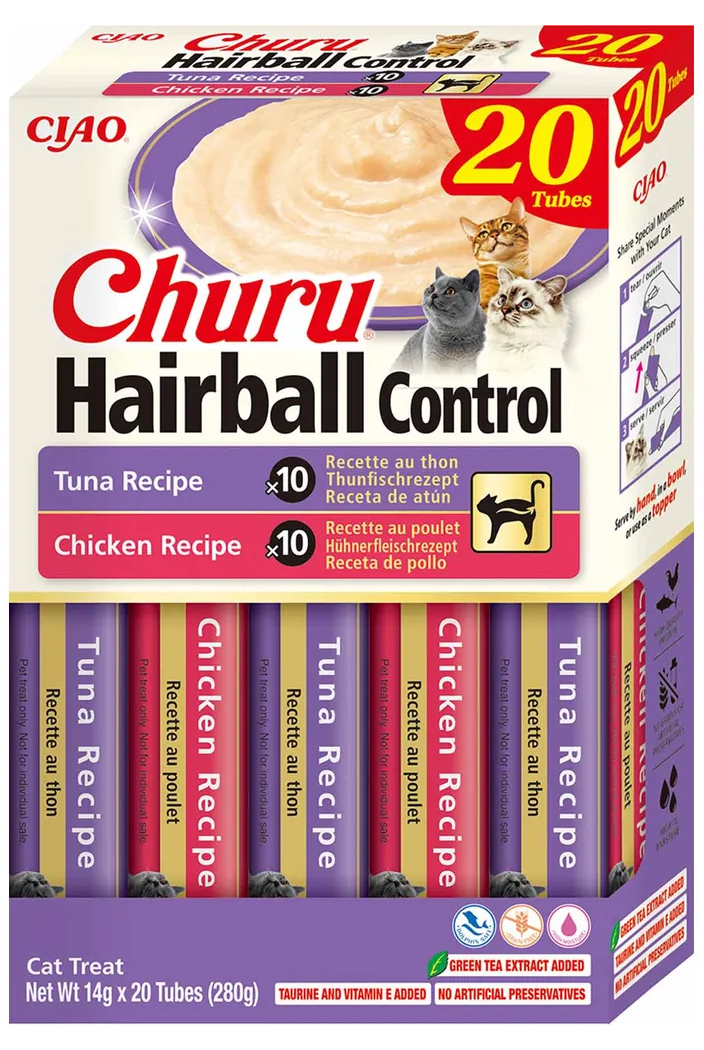 Churu Hairball Control blandad 20 st