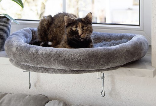 Sovplats fönsterbräda grå