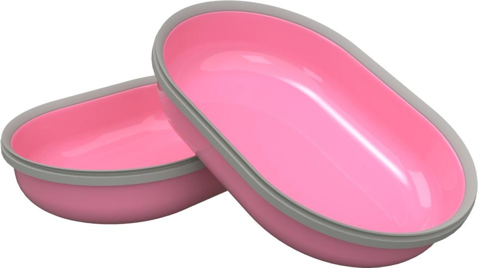 Surefeed skål rosa