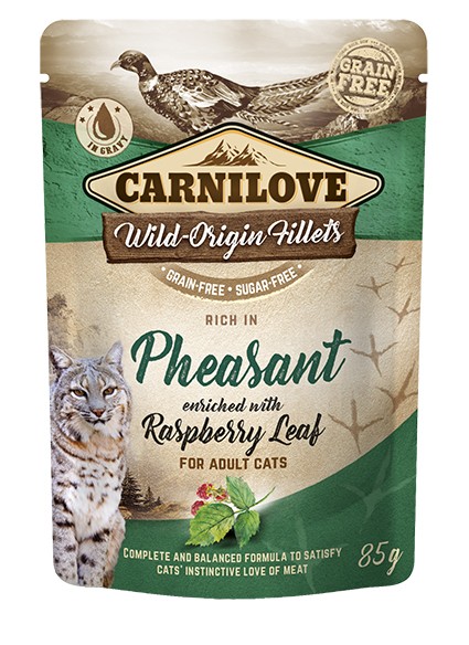 Carnilove Cat Pheasant with Raspberry Leaves 85g