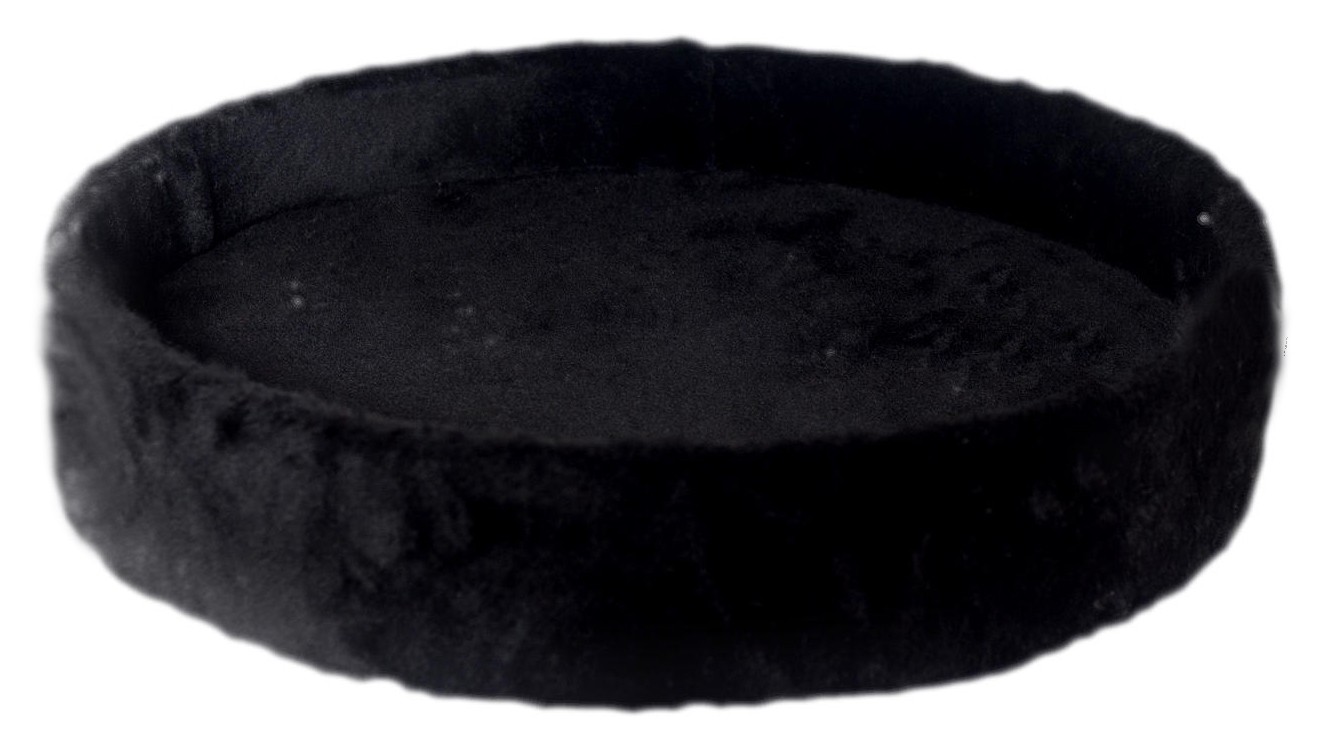 Kattens No.1 hylla med kant svart 50 cm