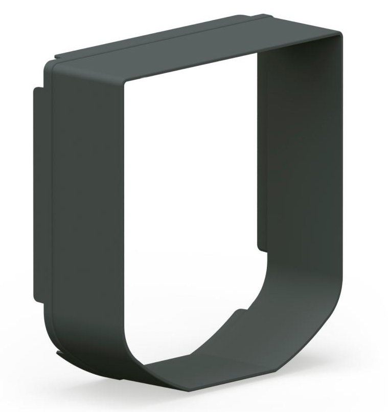 Kattlucka Sureflap - grå förlängningstunnel