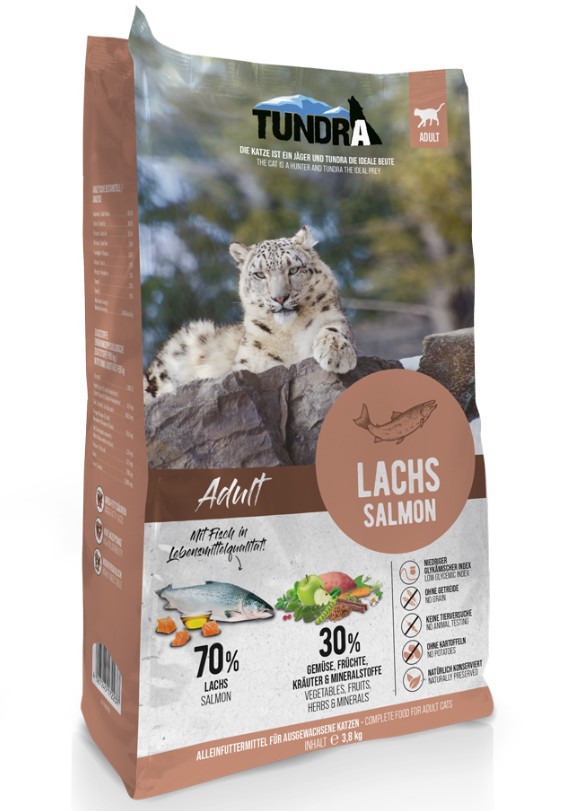 Tundra kattfoder lax 3,8 kg