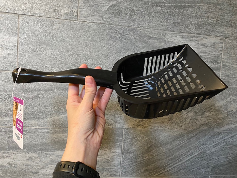 Svart spade XL