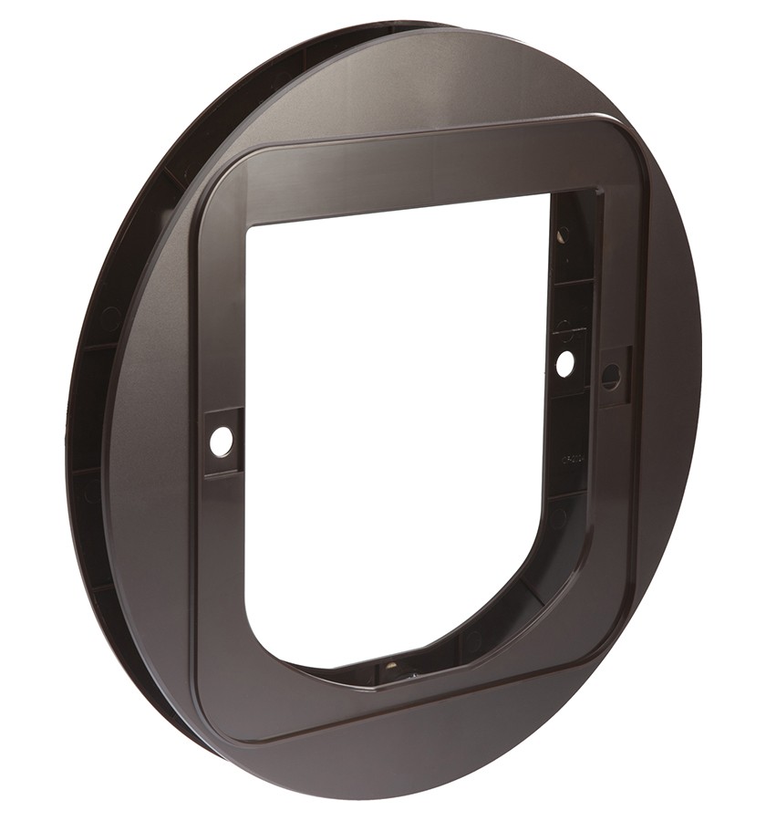 Kattlucka Sureflap - monterings adapter brun