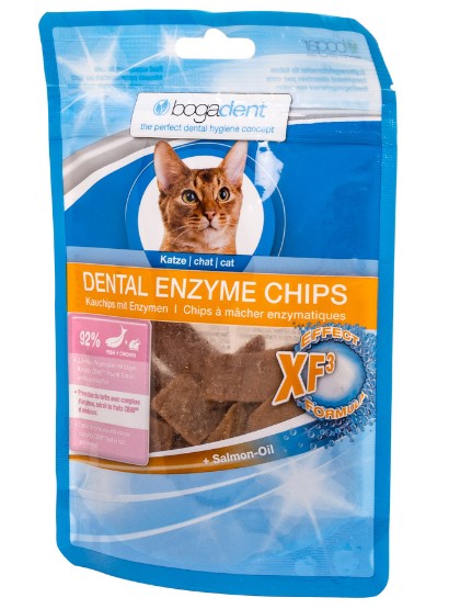 Tandvårdschips enzym katt, fisk