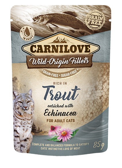 Carnilove Cat Trout with Echinacea 85g