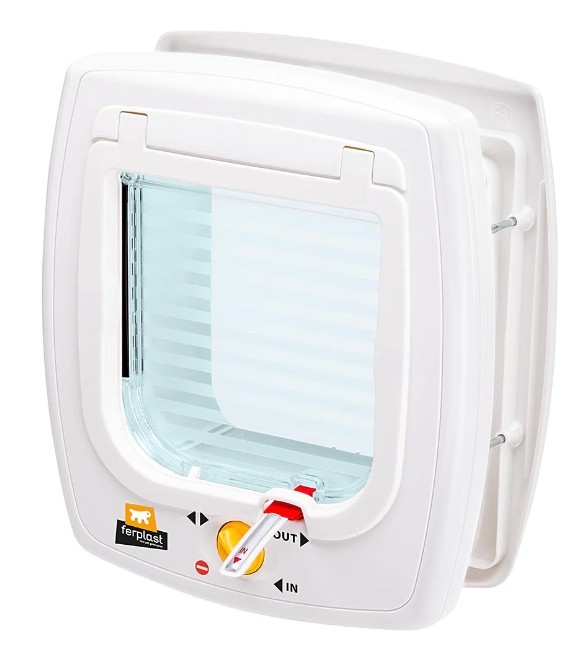 Kattdörr Ferplast Swing 7 4-vägs Vit