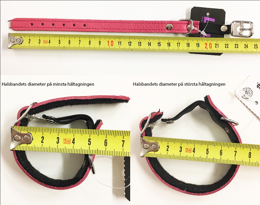 Katthalsband kattunge läder grön