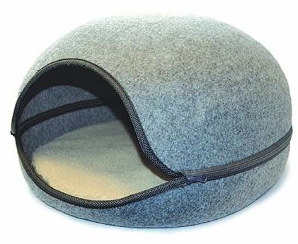 Kattbädd grå delningsbar