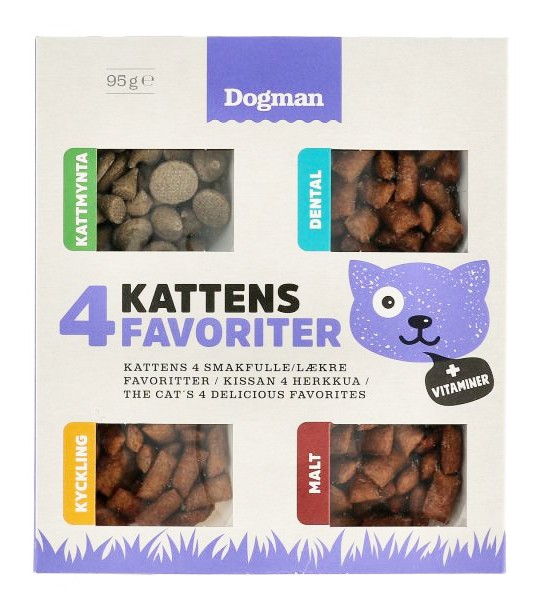 Kattgodis Kattens fyra favoriter