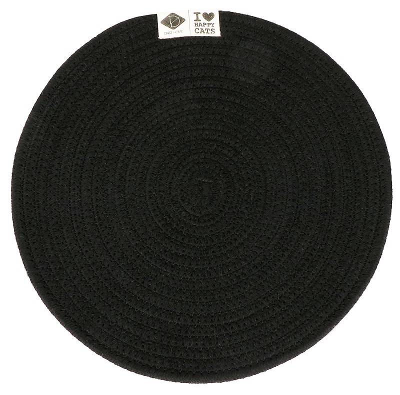 I Love Happy Cats Jill Underlägg Till Kattskålar Svart