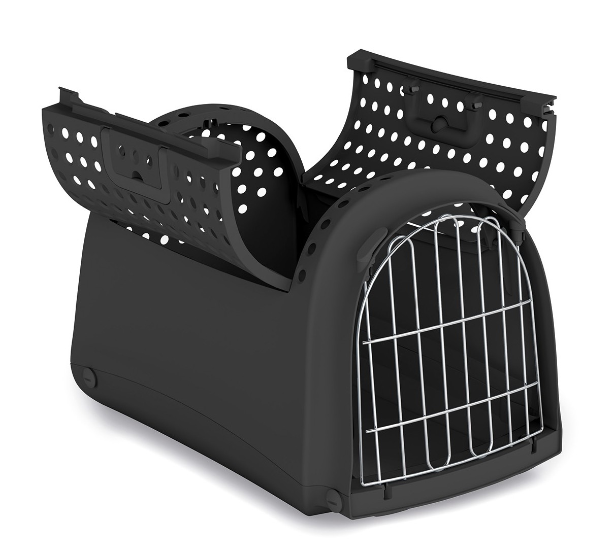 Transportbur 2:nd Life open svart