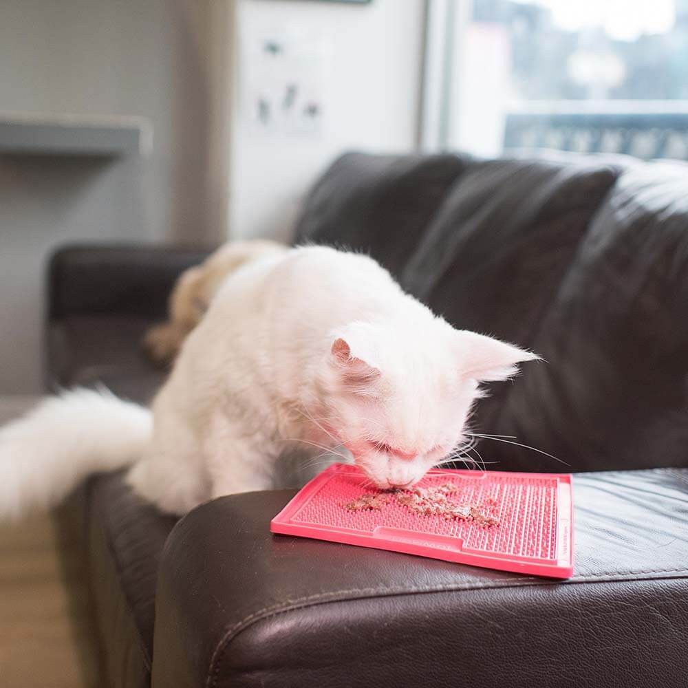 Lickimat Cat Soother rosa 20 x 20 cm