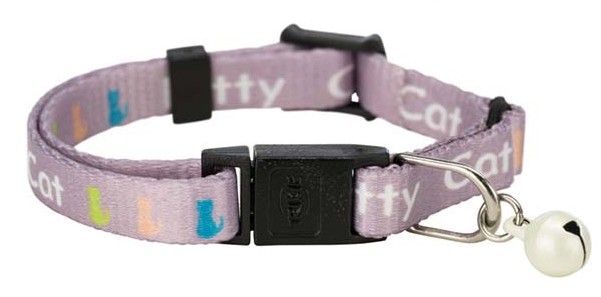 Katthalsband kattunge Kittycat Ljuslila