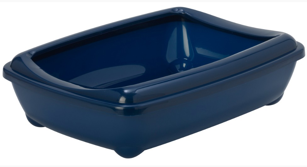 Kattlåda med sprättkant mörkblå