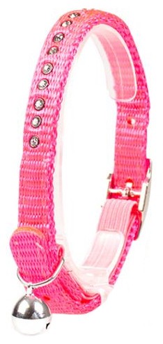 Katthalsband Diamonds Rosa