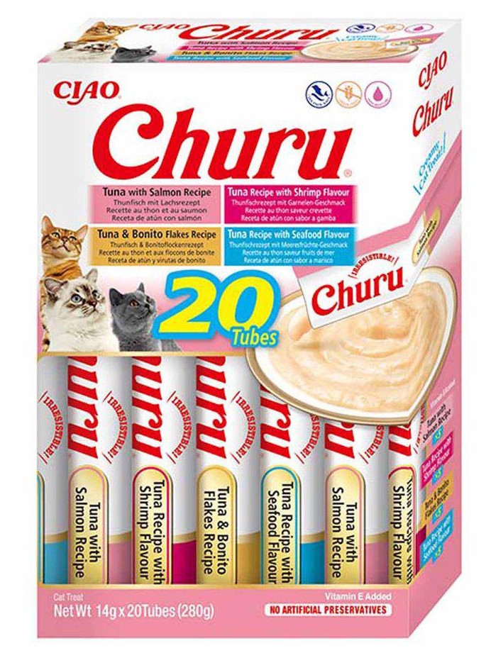 Churu blandad 20-pack Seafood