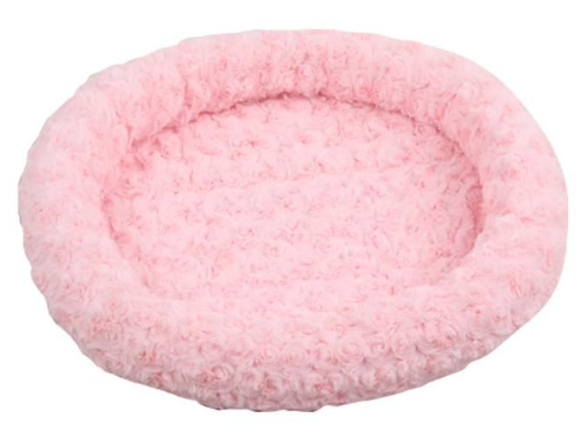 Kattbädd rosa, rundbädd