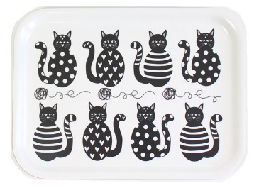 Bricka med kattmotiv AnnEko