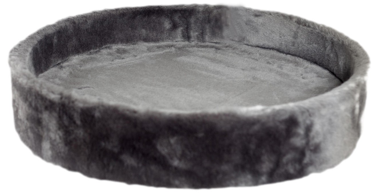 Kattens No.1 hylla med kant grå, 40 cm