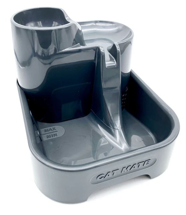 Cat Mate Vattenfontän 2 L Mörkgrå
