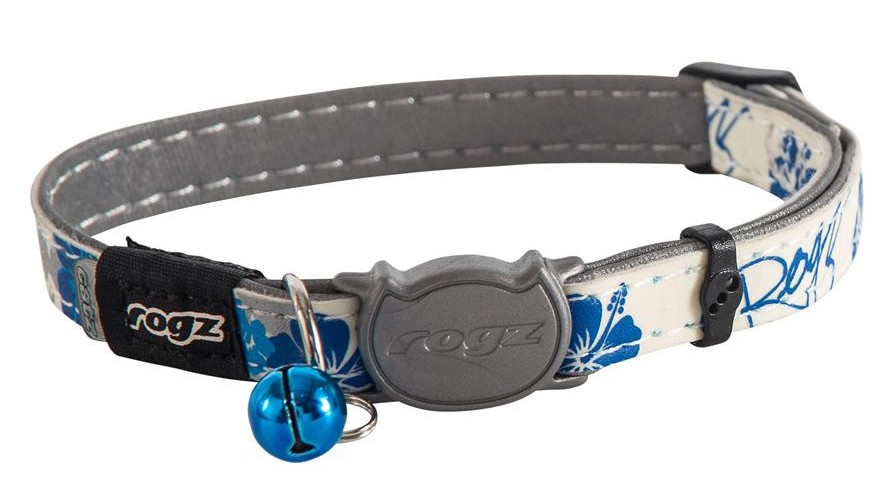 Katthalsband Glowcat blå