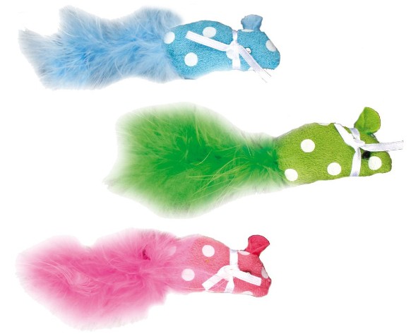Mus polka-mouse med kattmynta