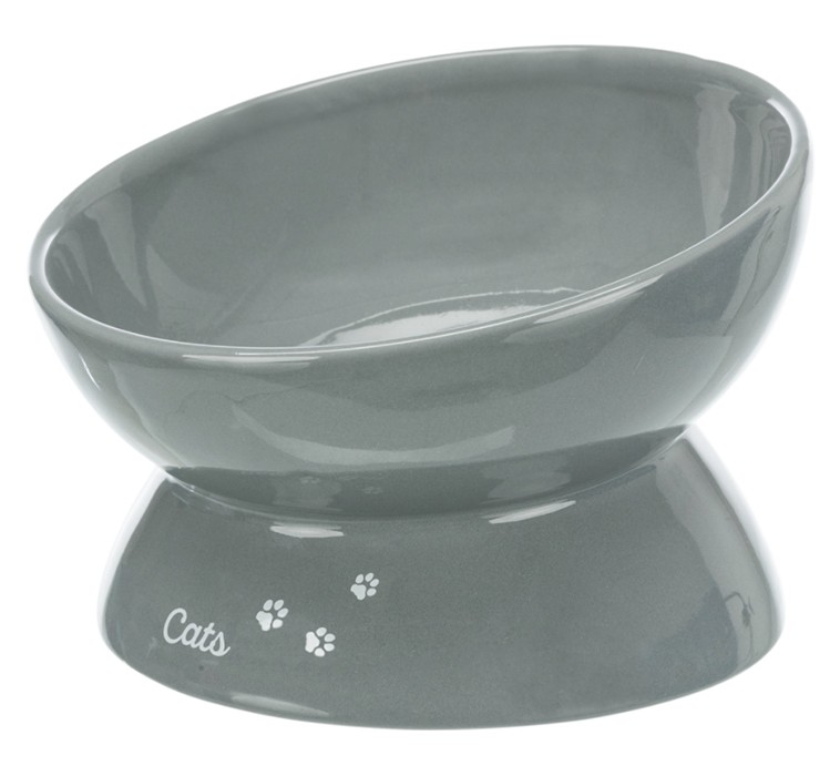 Trixie Kattskål Upphöjd Grå