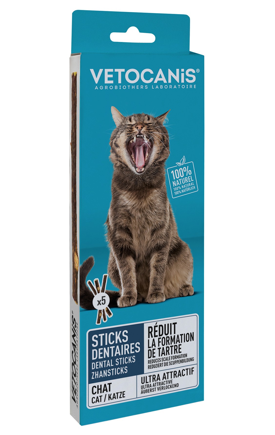 Tuggstänger för katt 5-pack