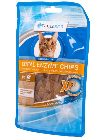 Tandvårdschips enzym katt, kyckling