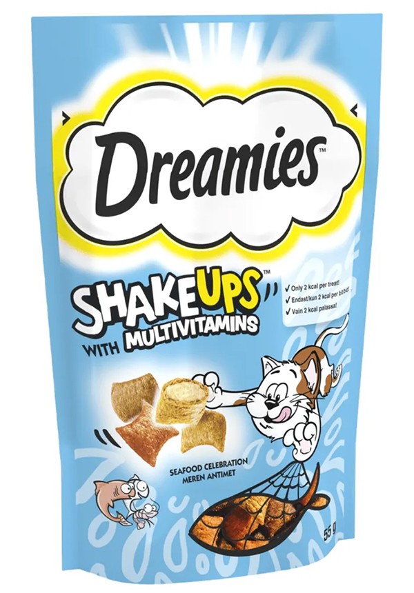 Dreamies Shake-ups Multivitamin Seafood Celebration