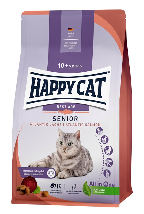 HappyCat Senior, lax, 4 kg