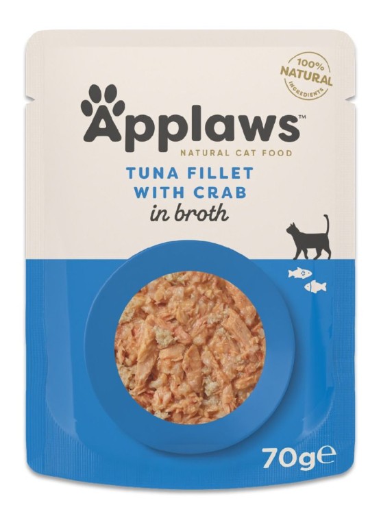 Applaws Tuna Fillet with Crab 70g