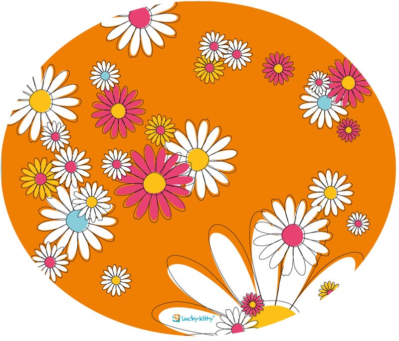 Lucky-Kitty Underlägg Orange