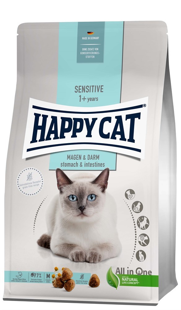 HappyCat Care Mage och Tarm 1,3 kg