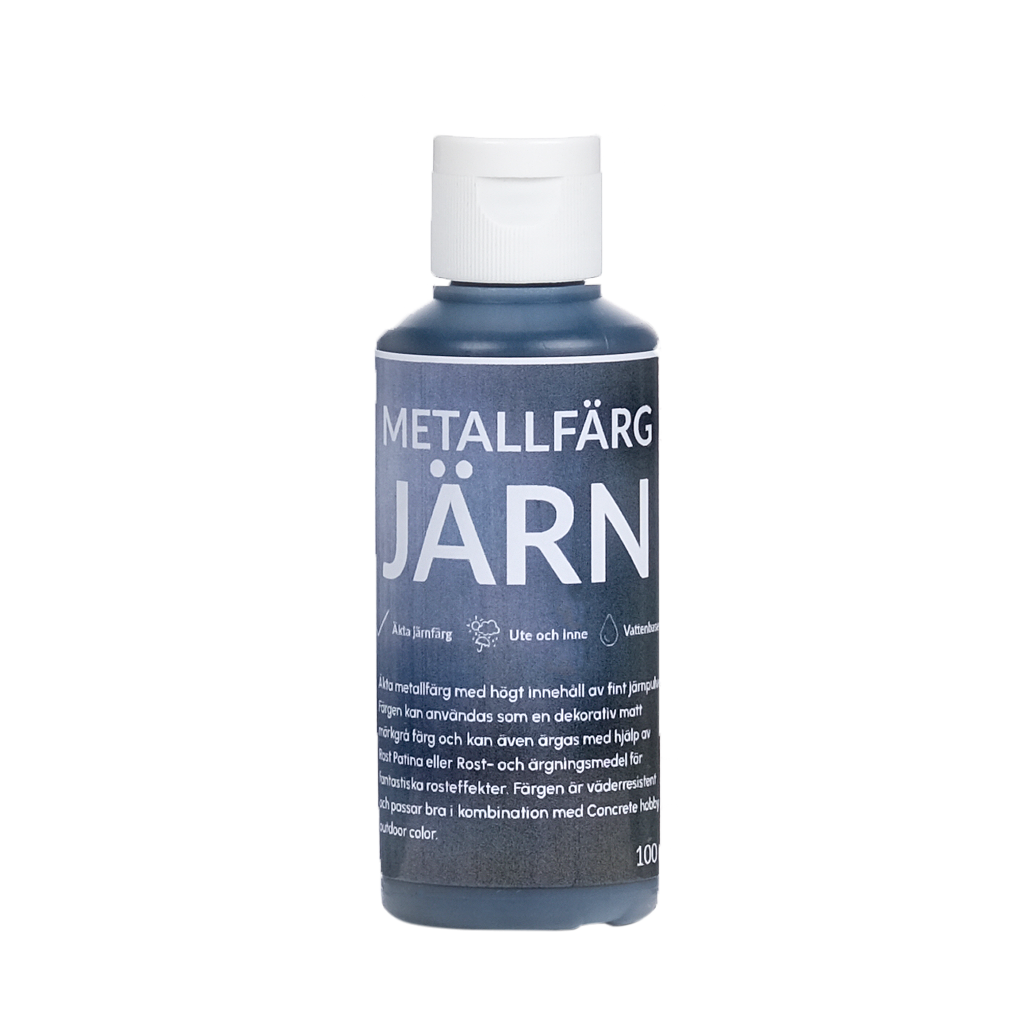 Metallfärg järn 100 ml