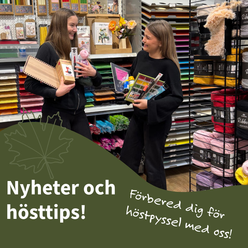 Nyheter och hösttips med Cria