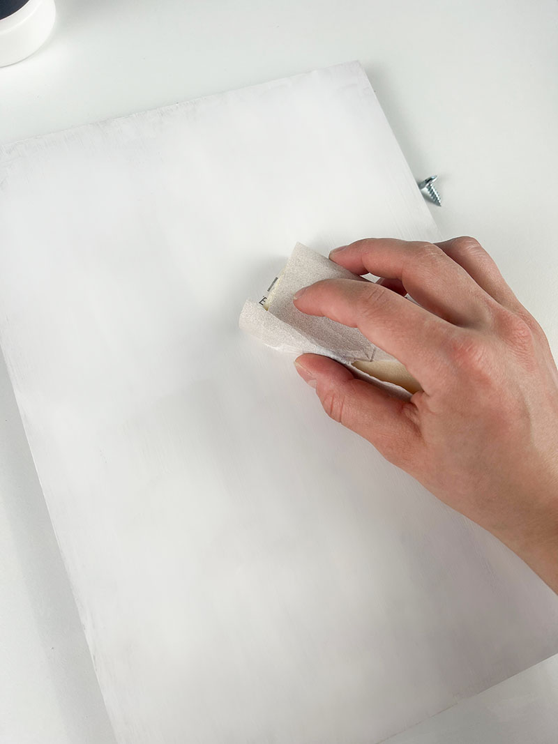 Slipa gesso på mdf för att få ytan jämn och fin