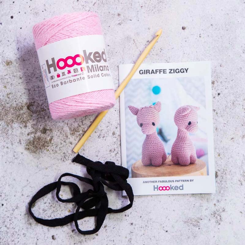 Amigurumi DIY-kit giraffen Ziggy