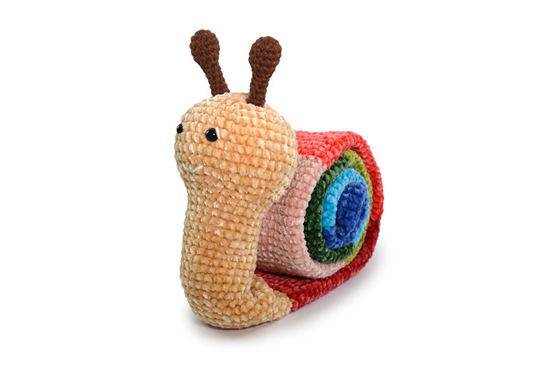 Snigel virkad med Amigurumi-garnet Amigurumi Pelúcia